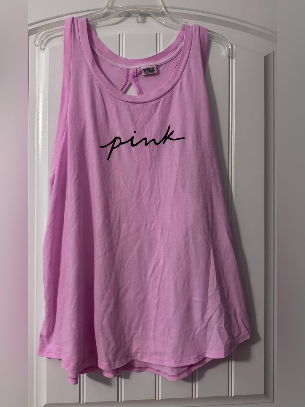 PINK Victoria's Secret Light Pink Logo Tank